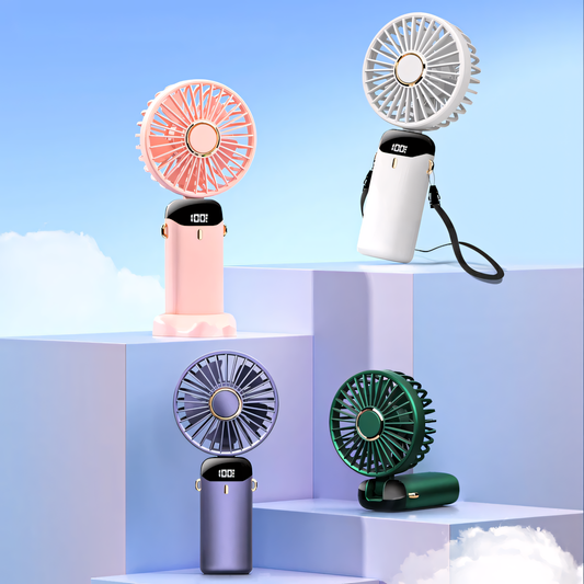 New Battery Upgrade Portable Mini Fan