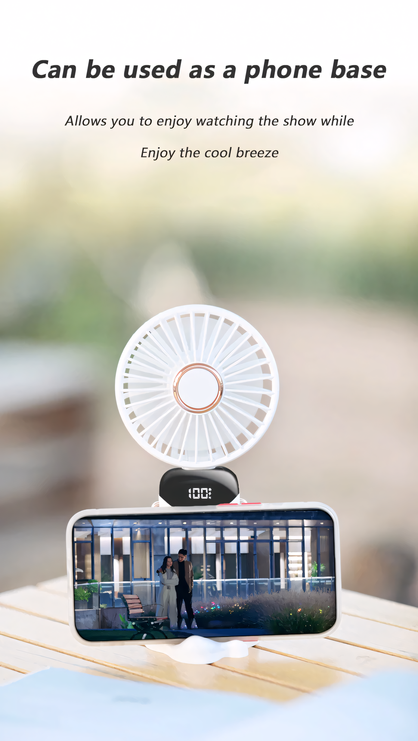 New Battery Upgrade Portable Mini Fan